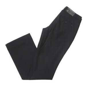 NWT Banana Republic Logan Trouser in Black Lightweight Wool Pants 4